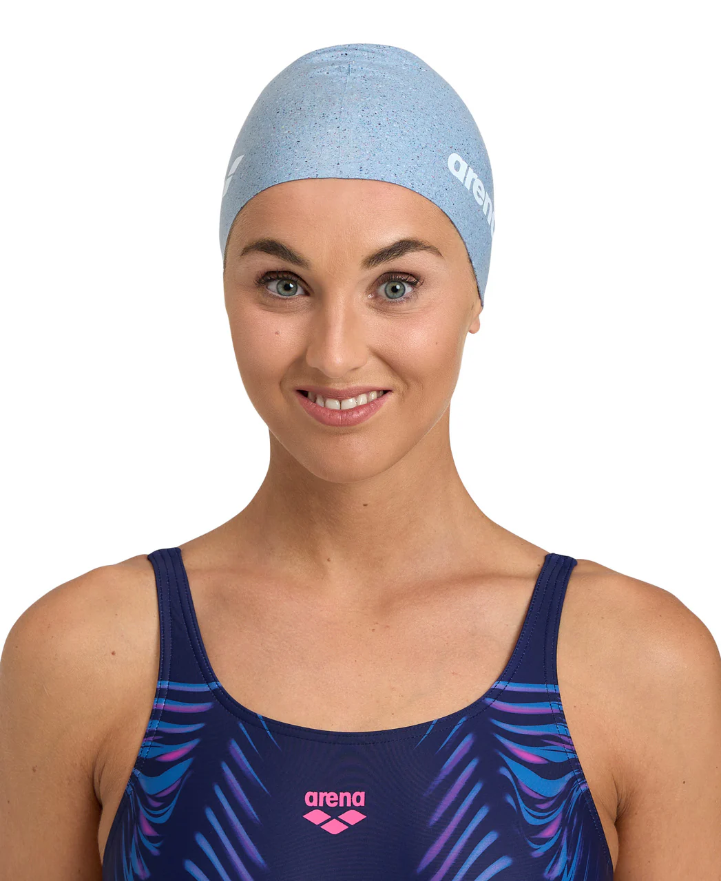 Gorro de natación arena unisex de silicona - Gris/Multi - Image 2