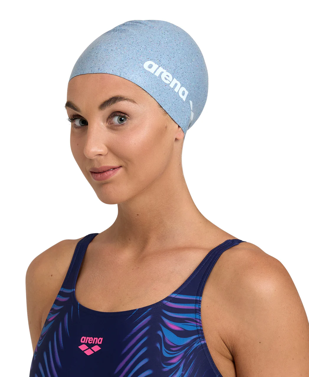 Gorro de natación arena unisex de silicona - Gris/Multi - Image 3