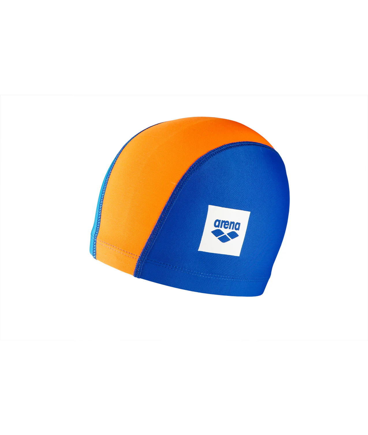 Gorro de natación arena para niños Junior Unix II - Azul/Naranja - Image 2