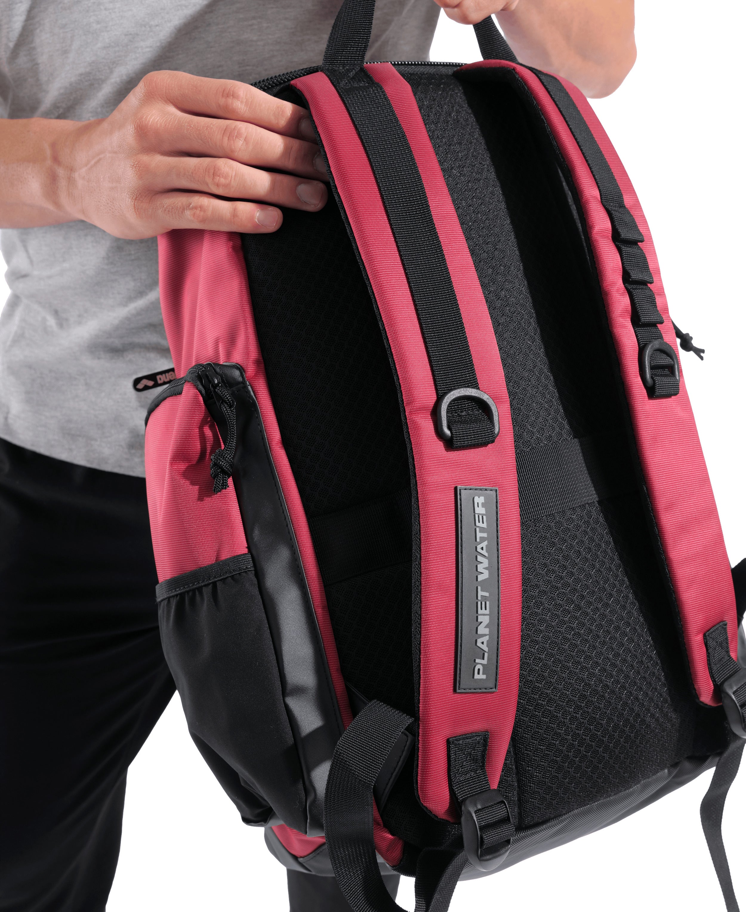 Mochila arena One Go Swim Sports 35L - Carmesí - Image 3