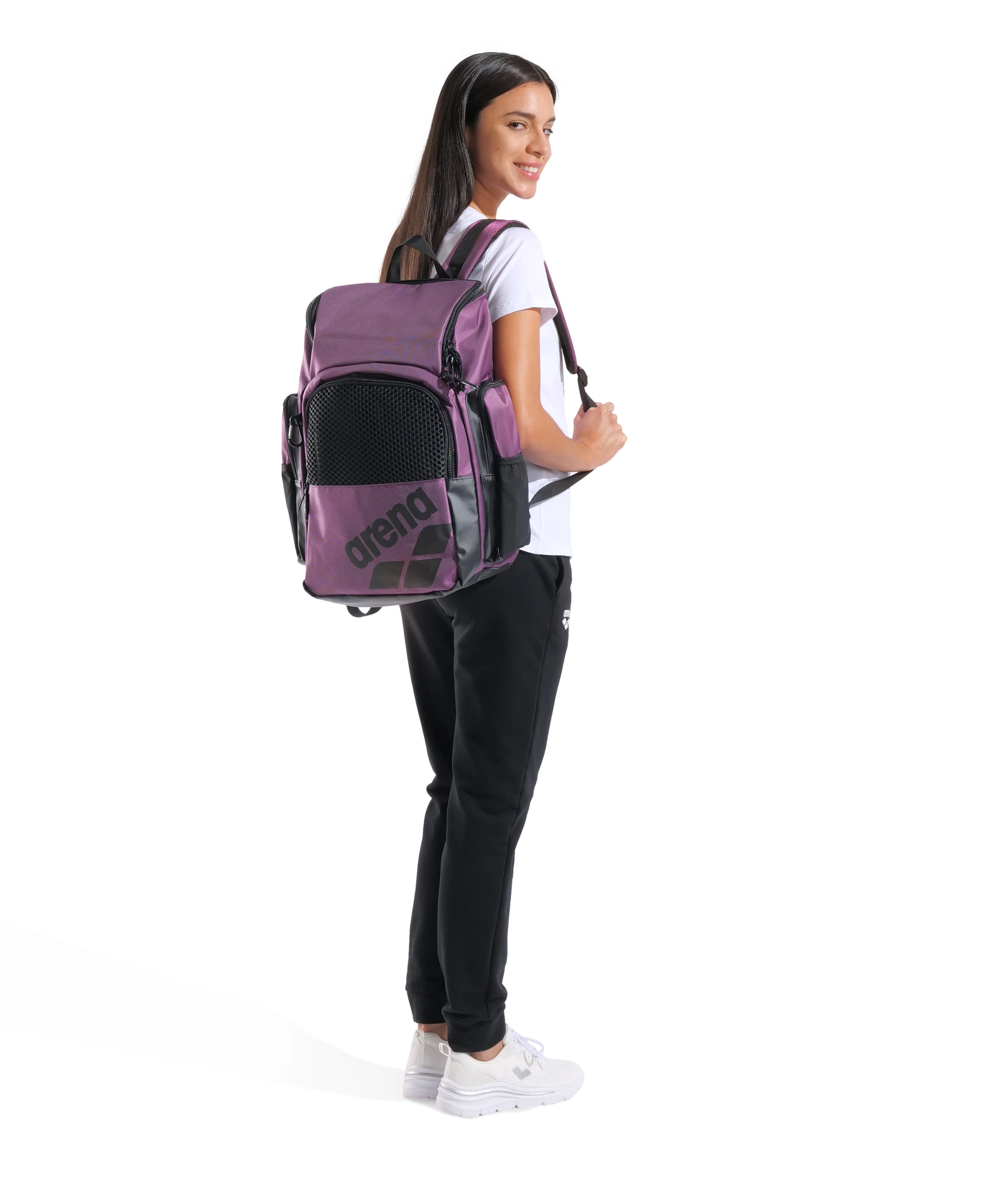 Mochila arena One Go Swim Sports 35L - Ciruela - Image 3