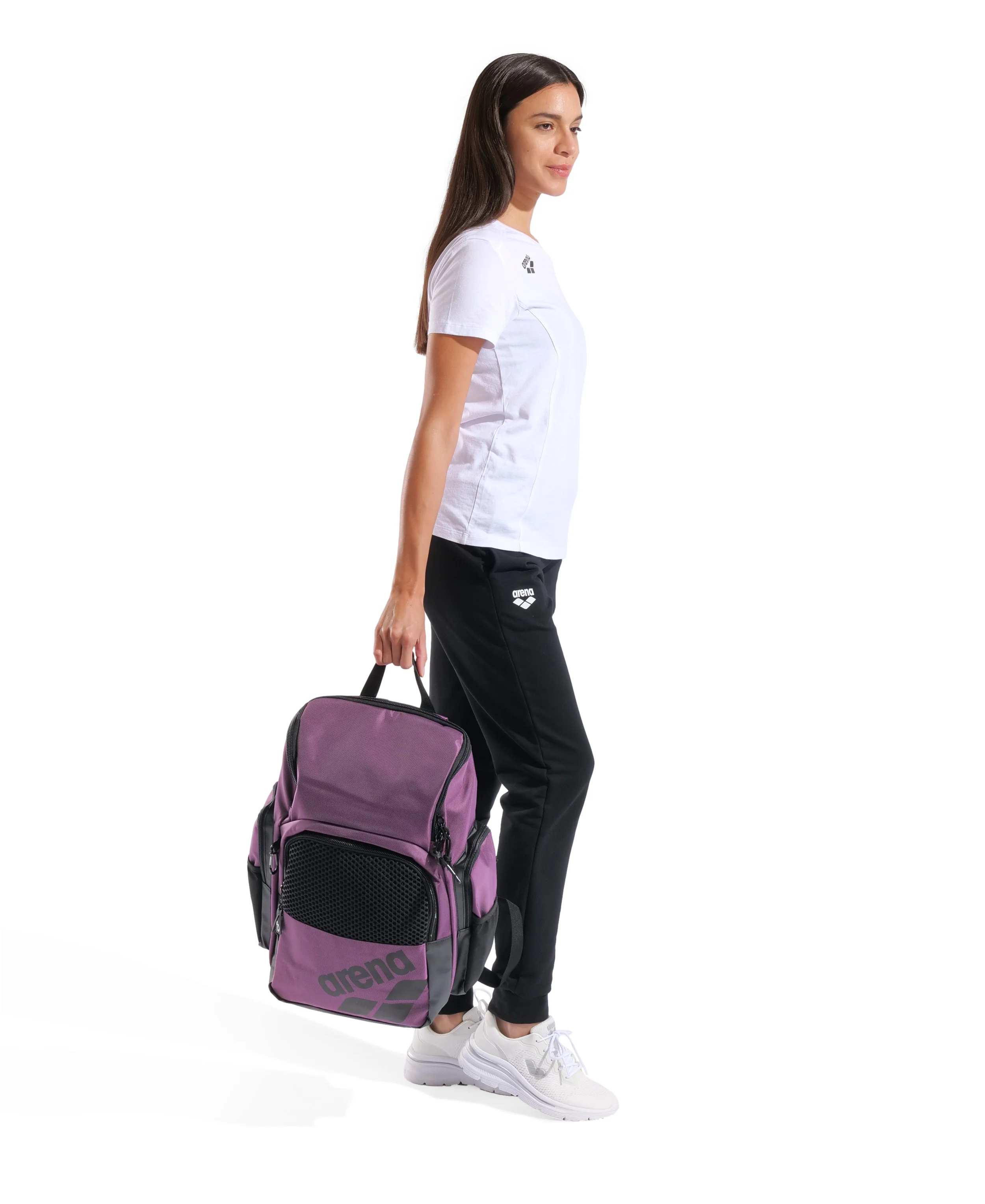 Mochila arena One Go Swim Sports 35L - Ciruela - Image 4