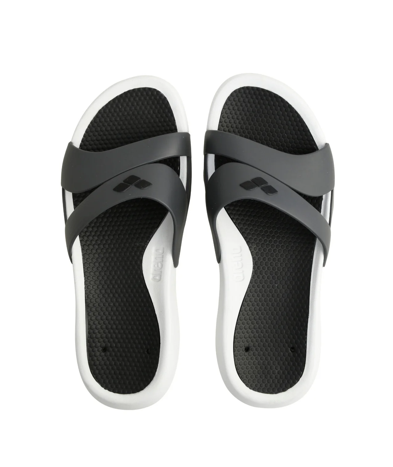 Chanclas arena para mujer Nina - Blanco/Gris Oscuro - Image 3