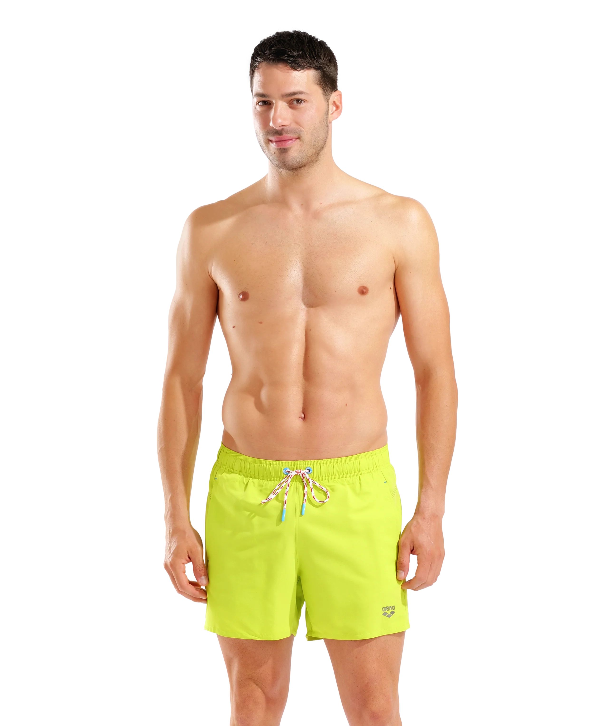 Short de playa arena para hombre Pro_File Losange - Lima ártica
