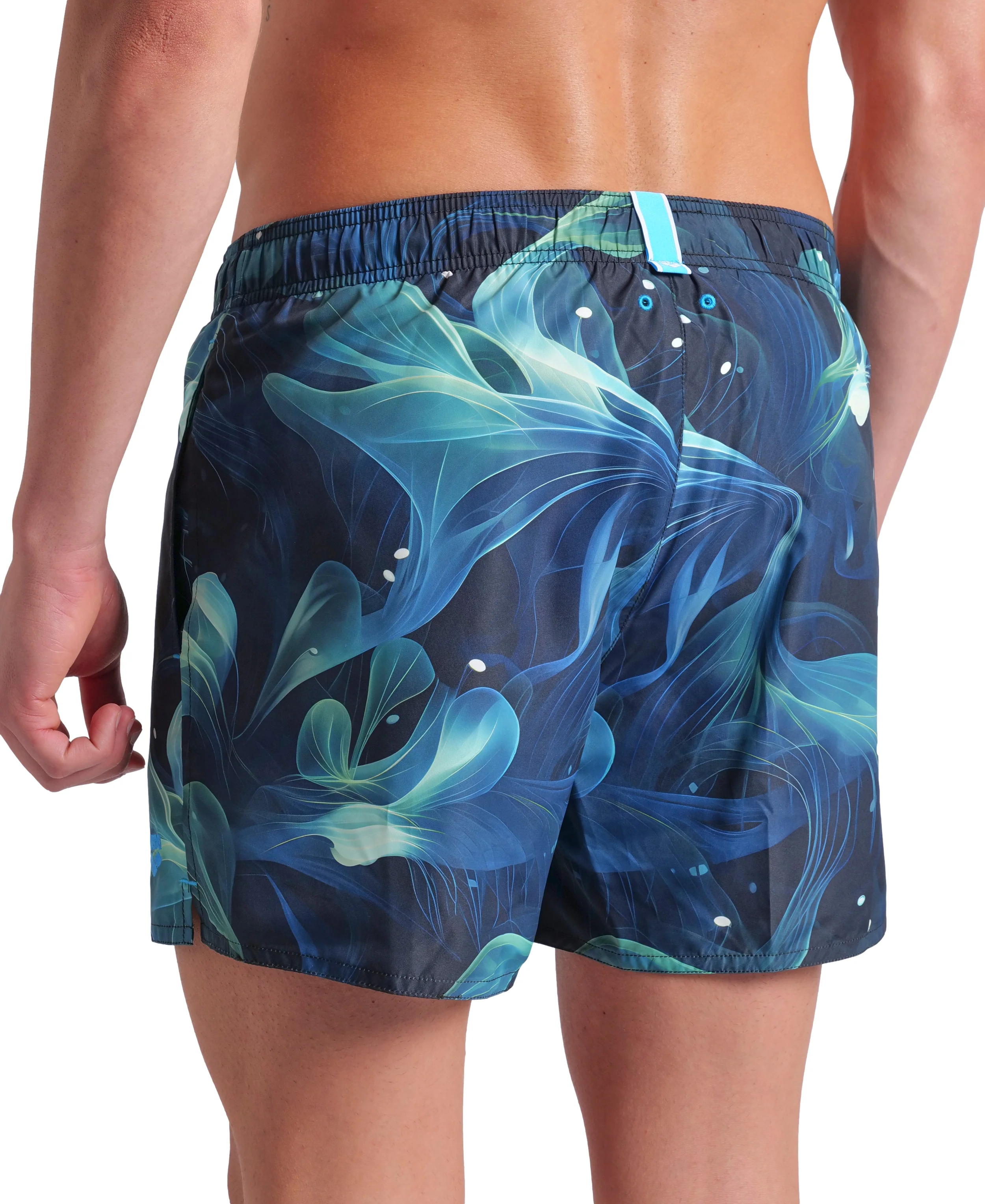 Short de playa arena para hombre Water Print Allover Manglar Multi - Image 4