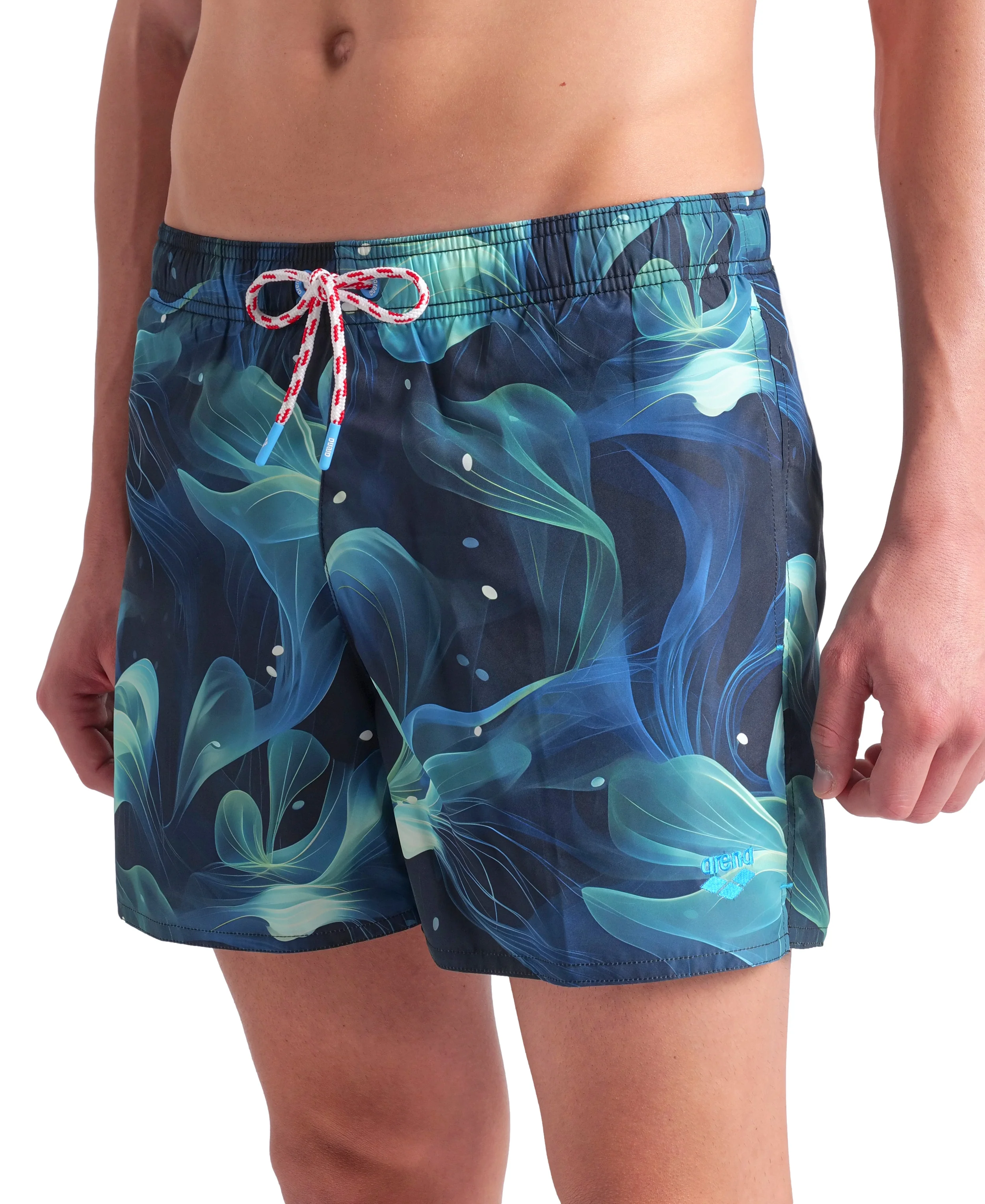 Short de playa arena para hombre Water Print Allover Manglar Multi - Image 5
