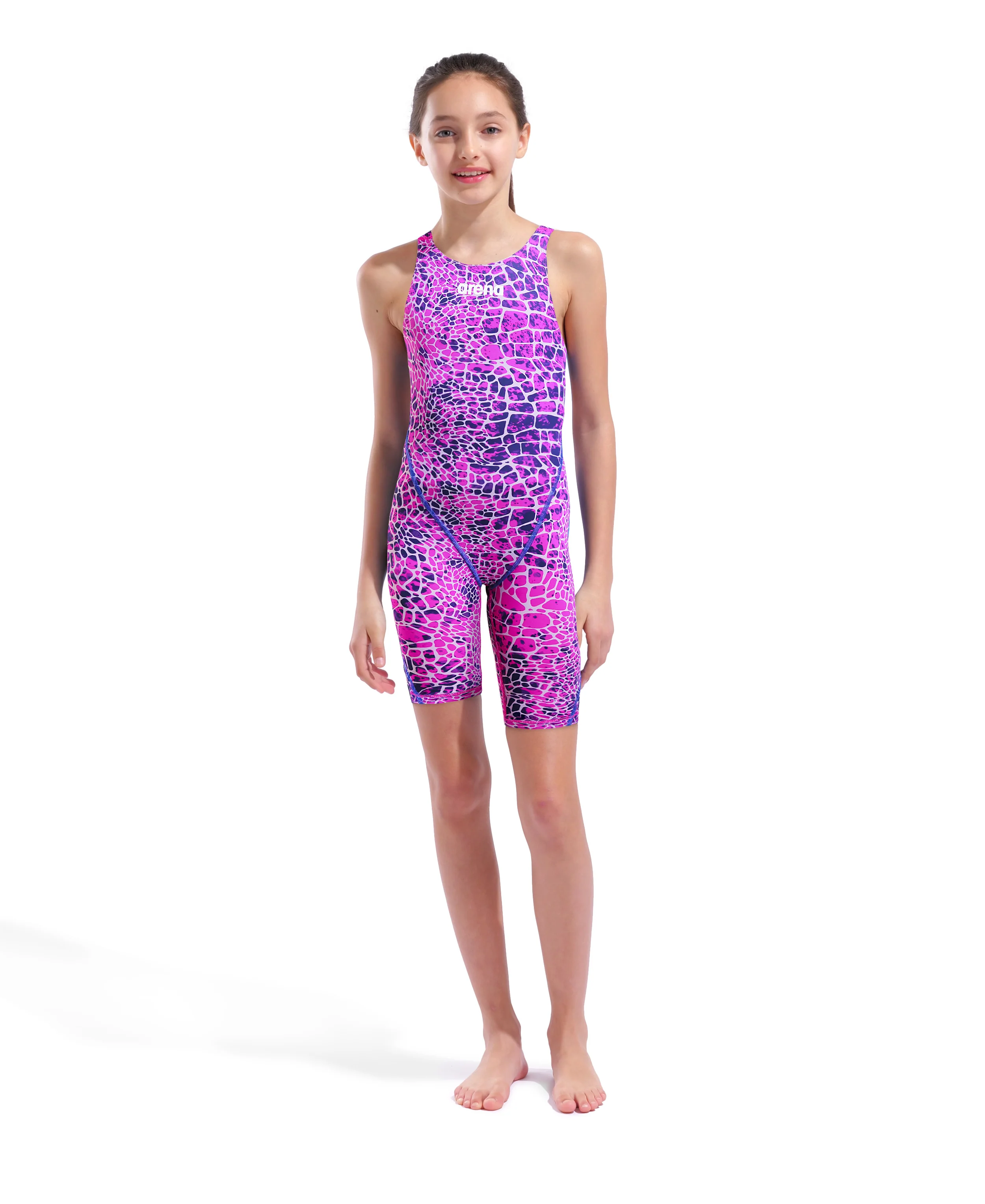 Traje de competición arena Powerskin ST Next para niña Snake Pink - Image 5