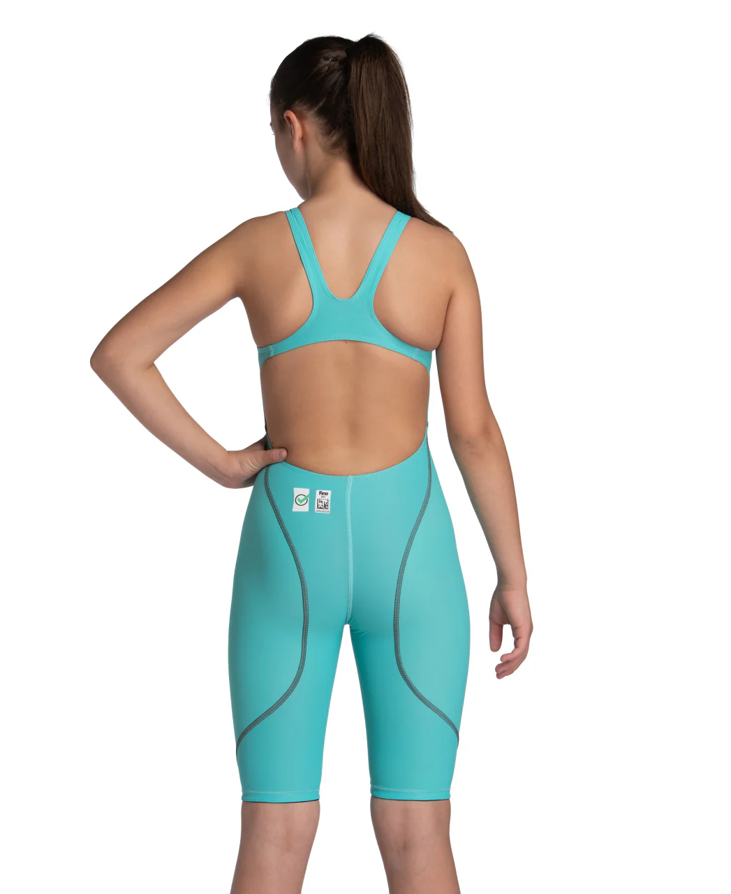 Traje de competición arena Powerskin ST Next para niña - Aguamarina - Image 3