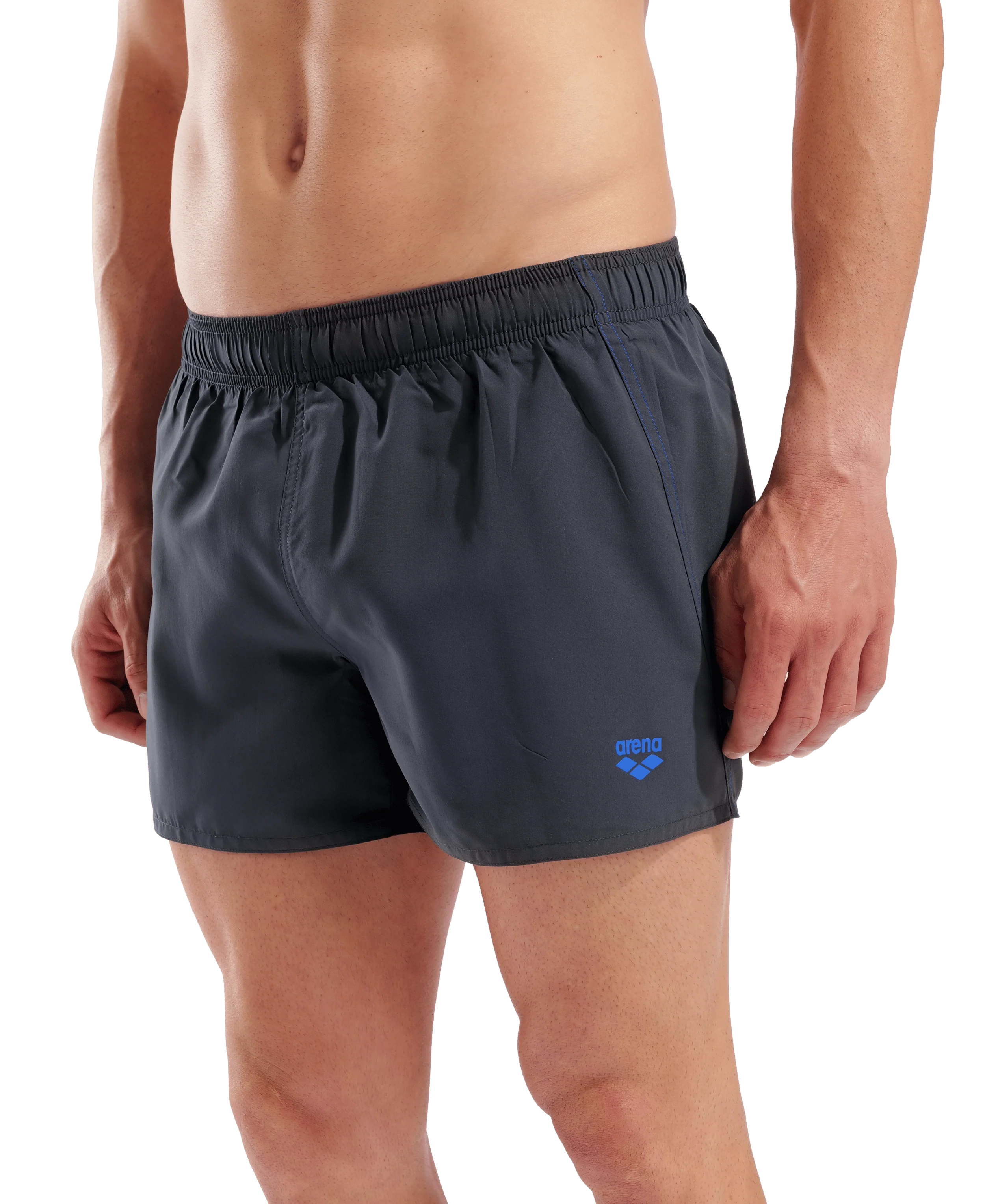 X-Shorts de playa arena para hombre Fundamentals R - Asfalto/Neón - Image 4