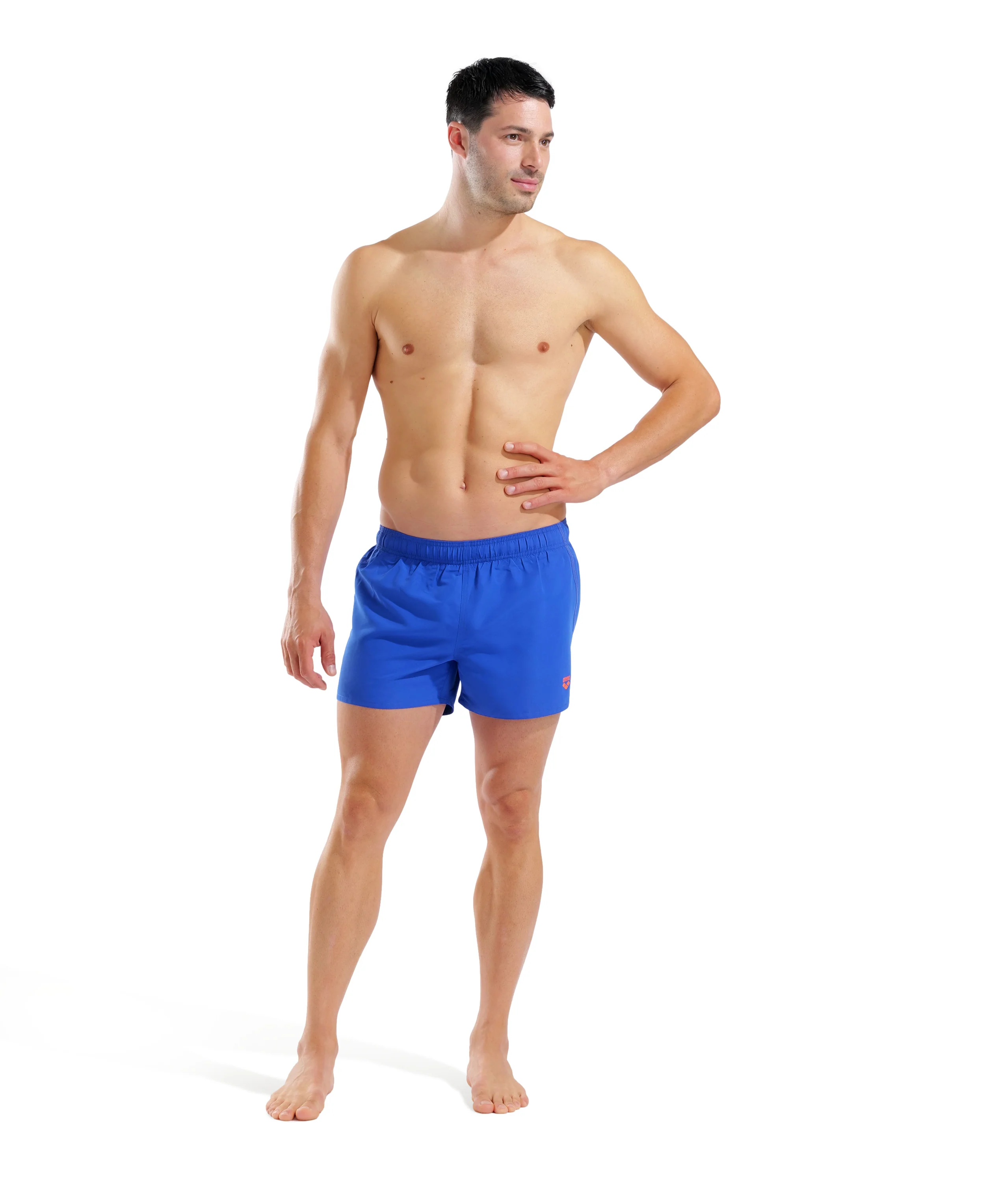 X-Shorts de playa arena para hombre Fundamentals R - Azul neón/Team - Image 4