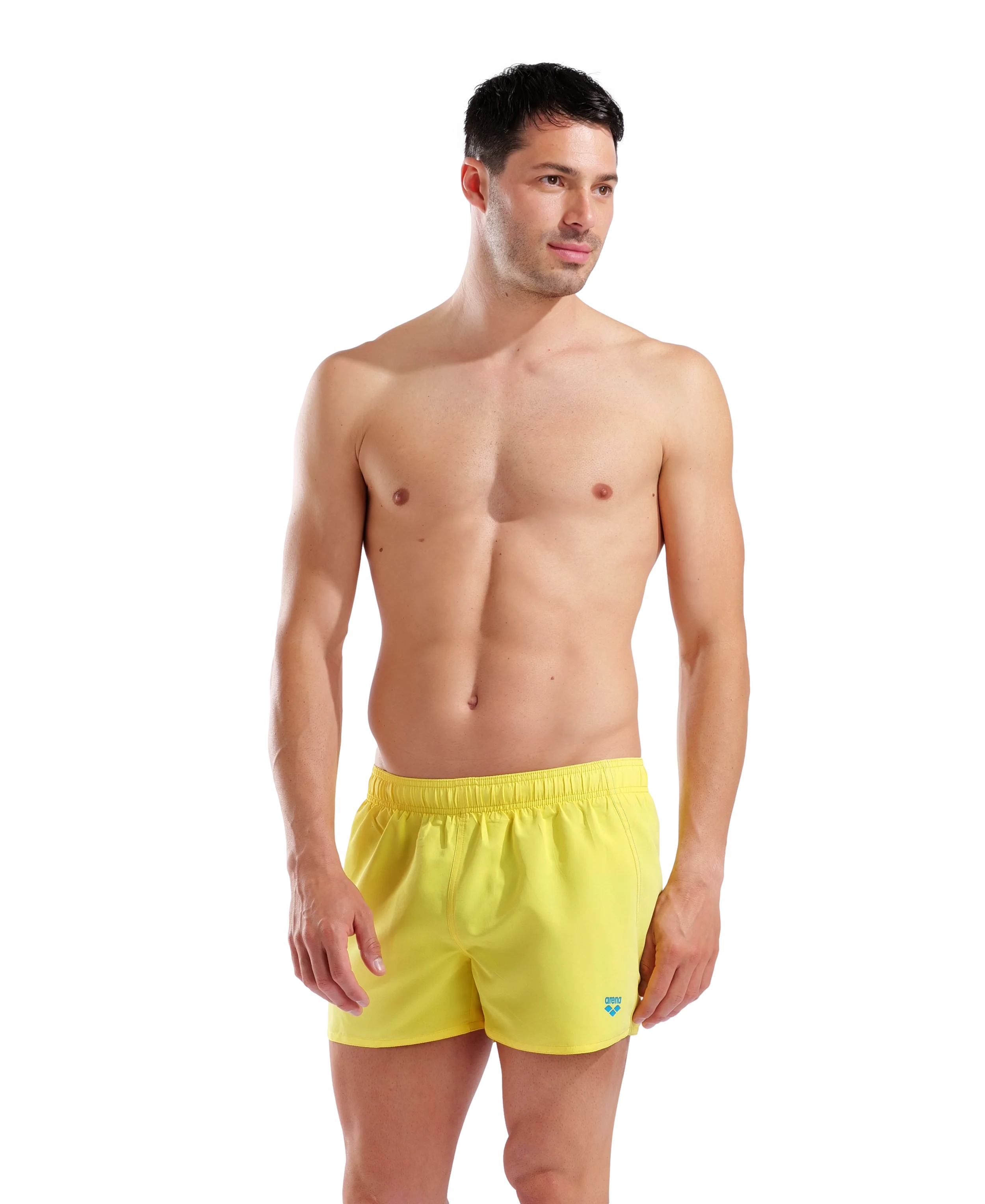 X-Shorts de playa arena para hombre Fundamentals R - Estrella amarilla