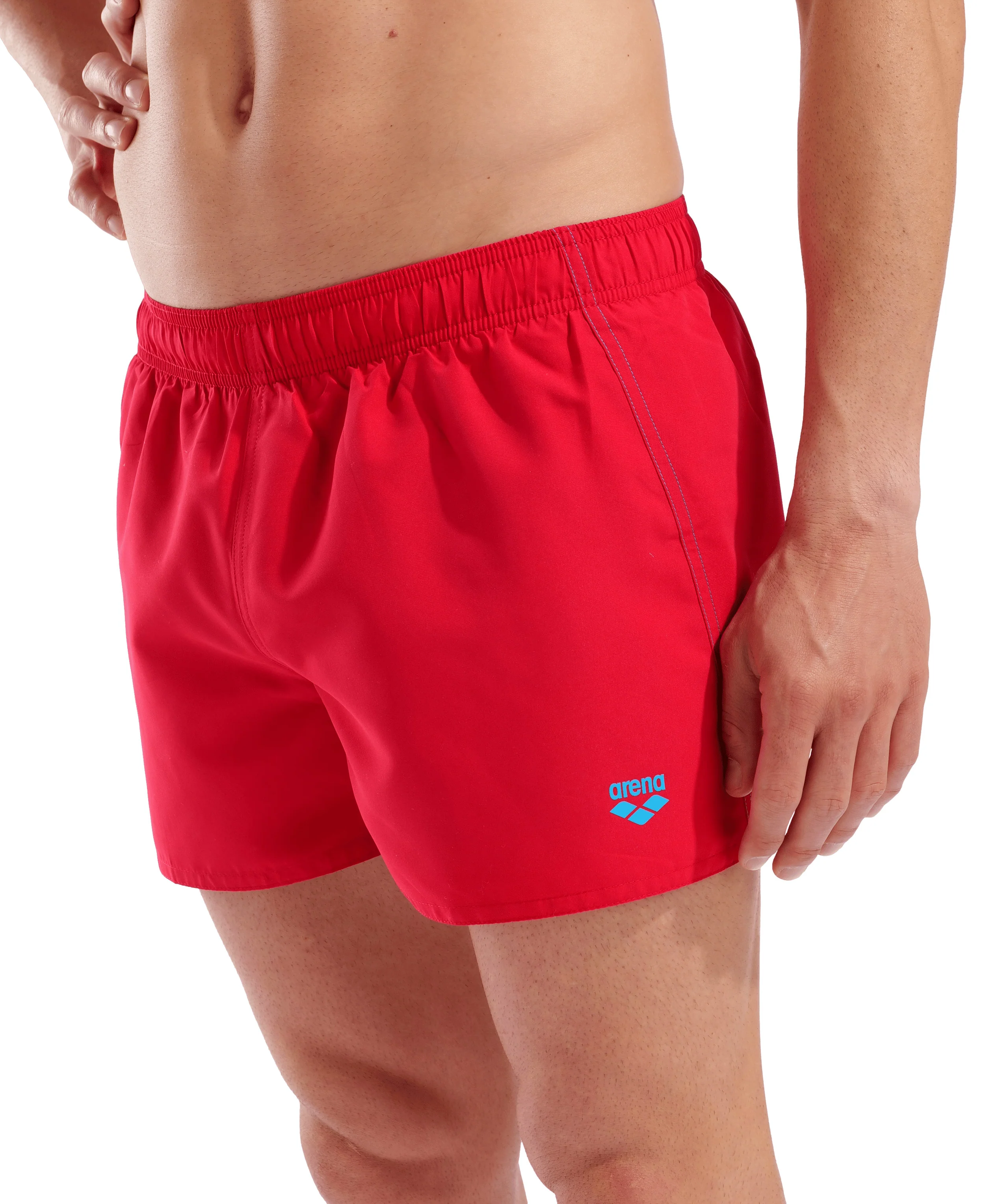 X-Shorts de playa arena para hombre Fundamentals R - Rojo/Turquesa - Image 3