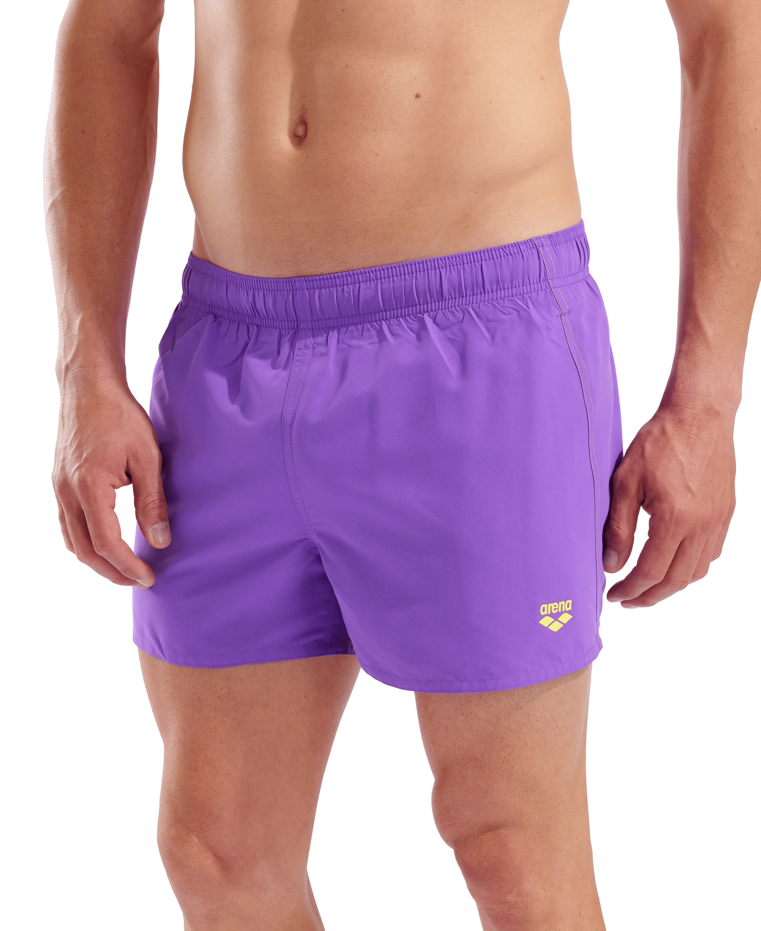 X-Shorts de playa arena para hombre Fundamentals R - Violeta/Amarillo - Image 2