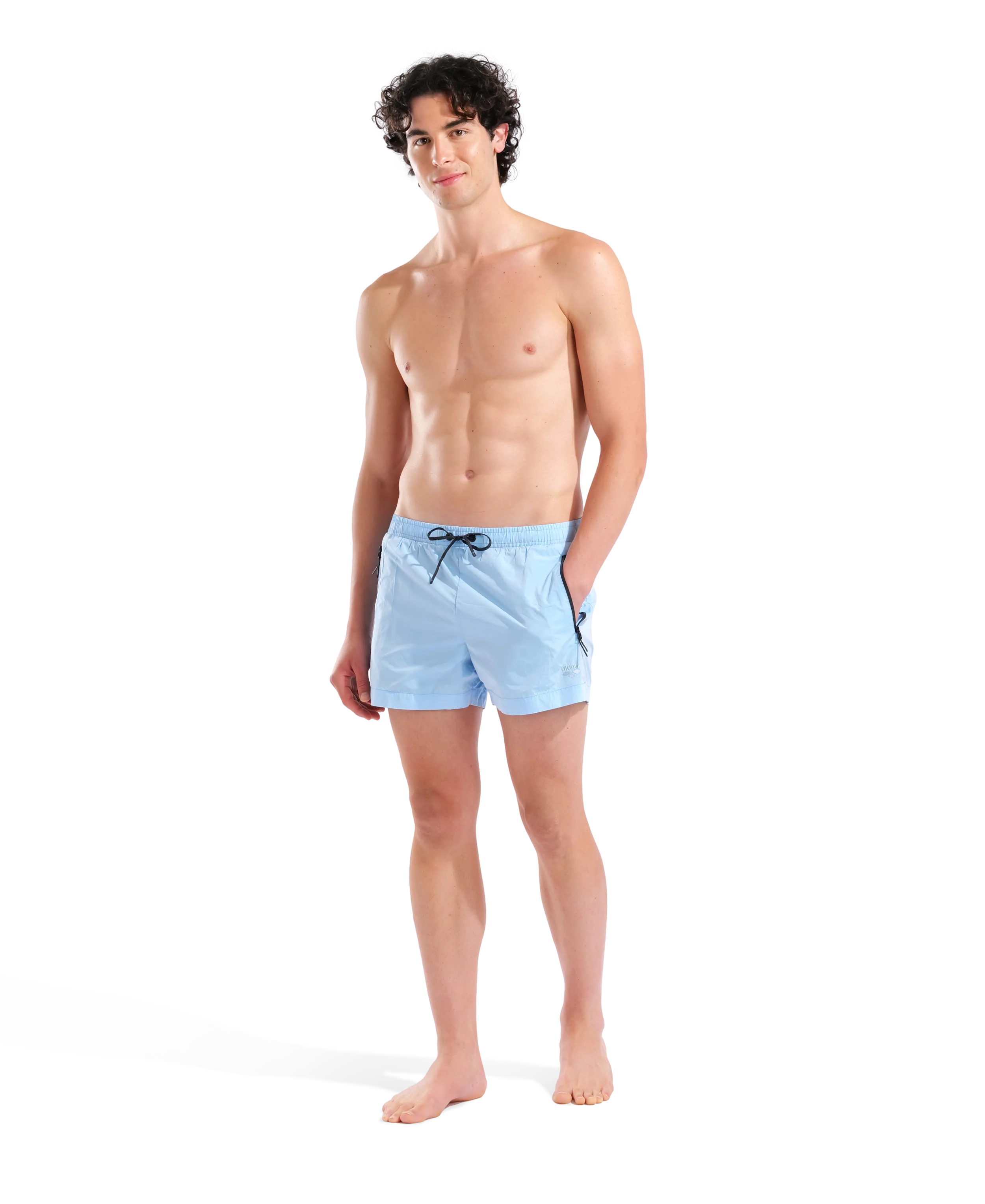X-Shorts de playa para hombre arena Dry Wave - Azul claro