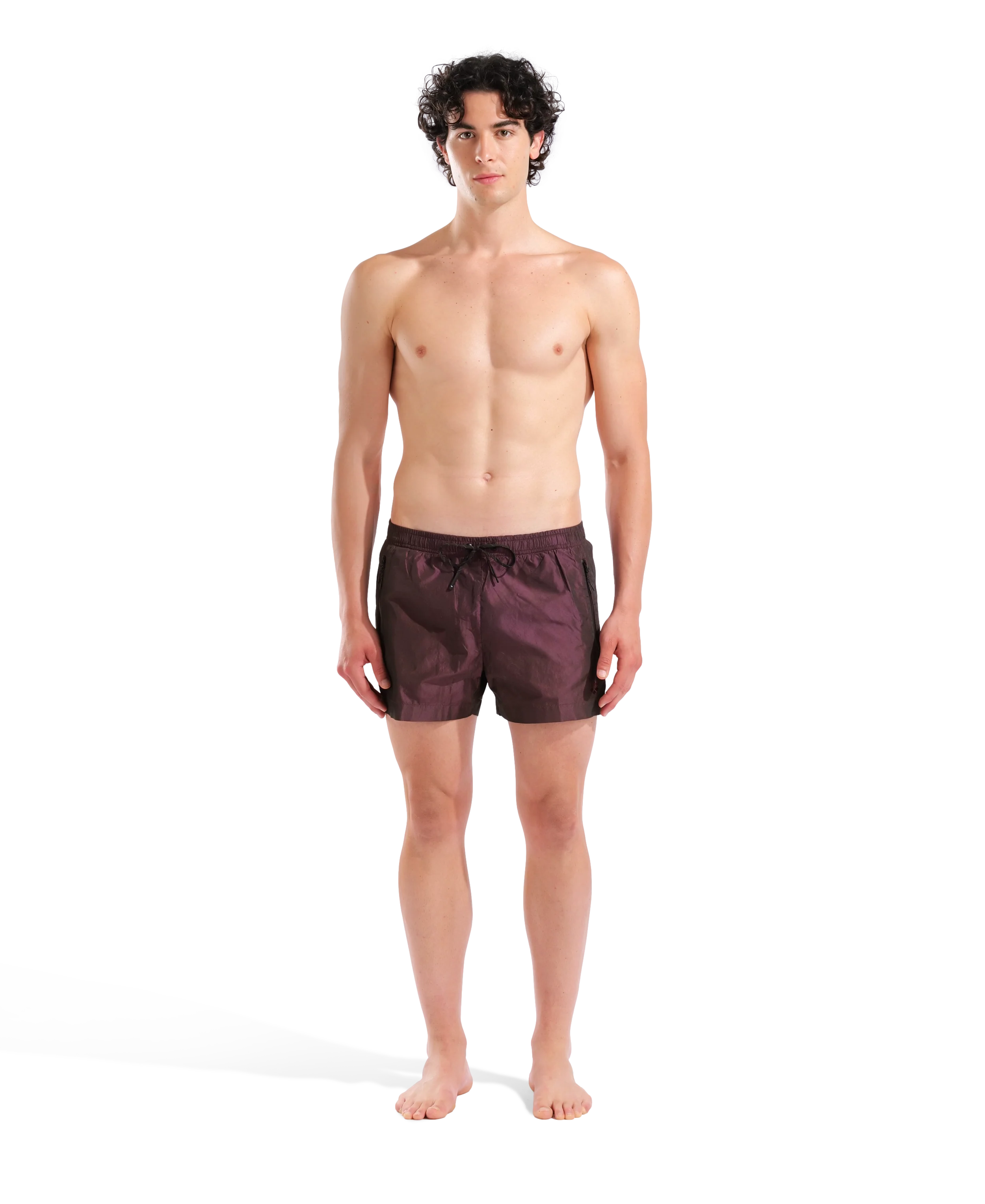 X-Shorts de playa para hombre arena Dry Wave - Burdeos - Image 3